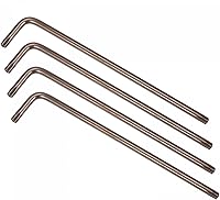 Vista 16 de uxcell T25 Anti manipulación Torx Star Key Bit Llave, forma de L 5.12 pulgadas brazo largo, acero S2 4 piezas