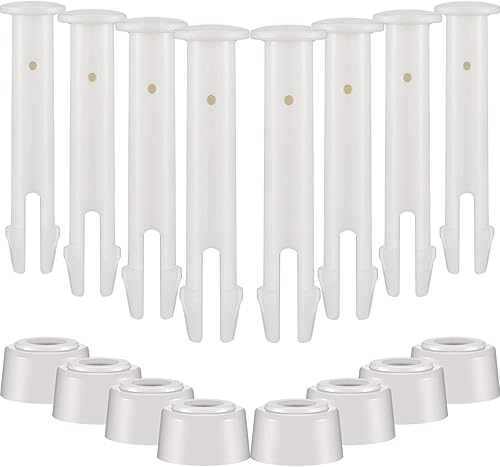 Shappy 36 pines de plástico para juntas de piscina con 36 sellos de piscina, piezas de piscina de verano, clips de piscina de 2.36 pulgadas para