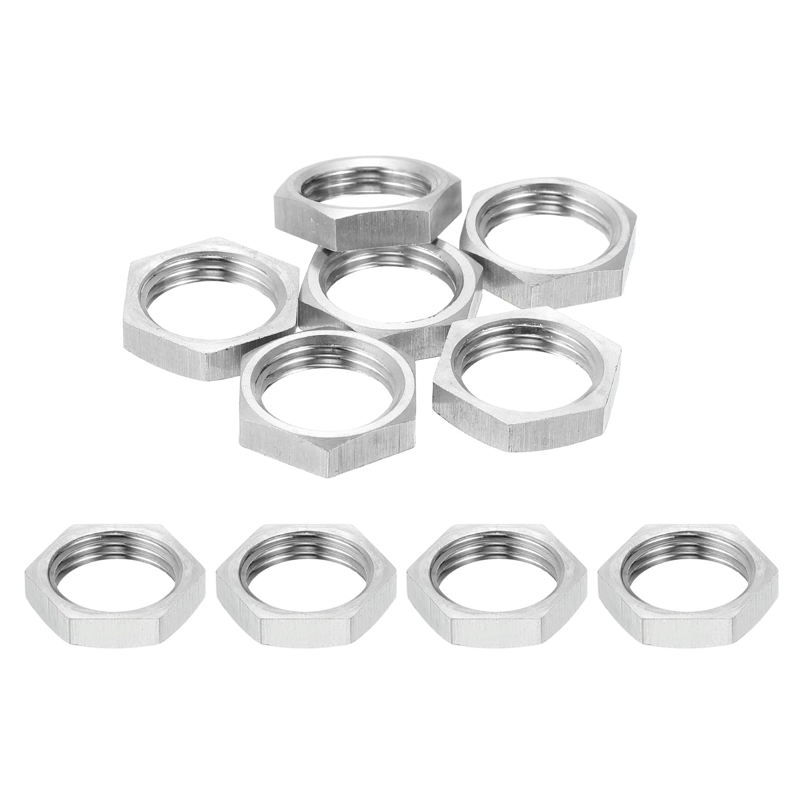 Photo 1 of PATIKIL M14x1.25x4mm Hex Nuts, 10Pcs 304 Stainless Steel Metric Fine Thread Hexagon Thin Lock Nuts Fasteners for Machinery Manufacturing, Industrial Use, 17mm Width