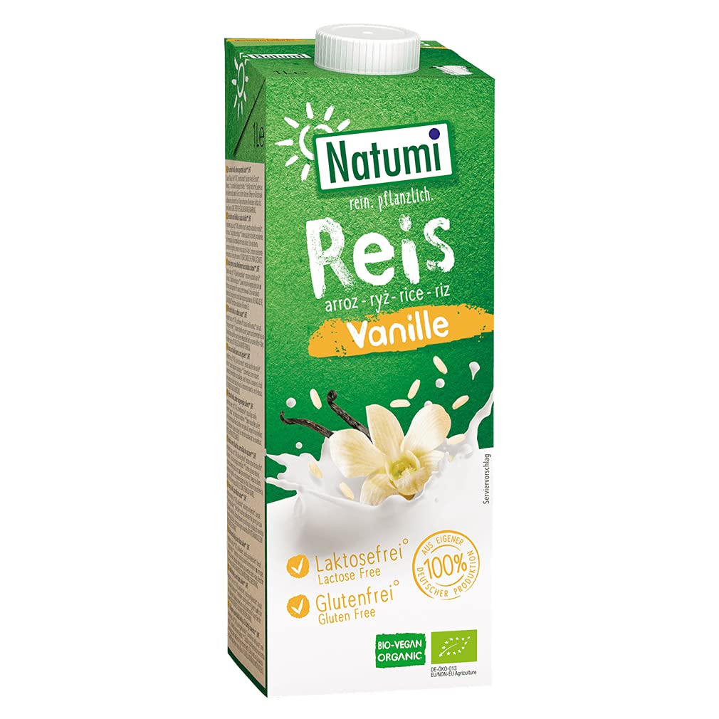 Natumi Bio Reis Drink Vanille 24er Pack (24 x 1 L)