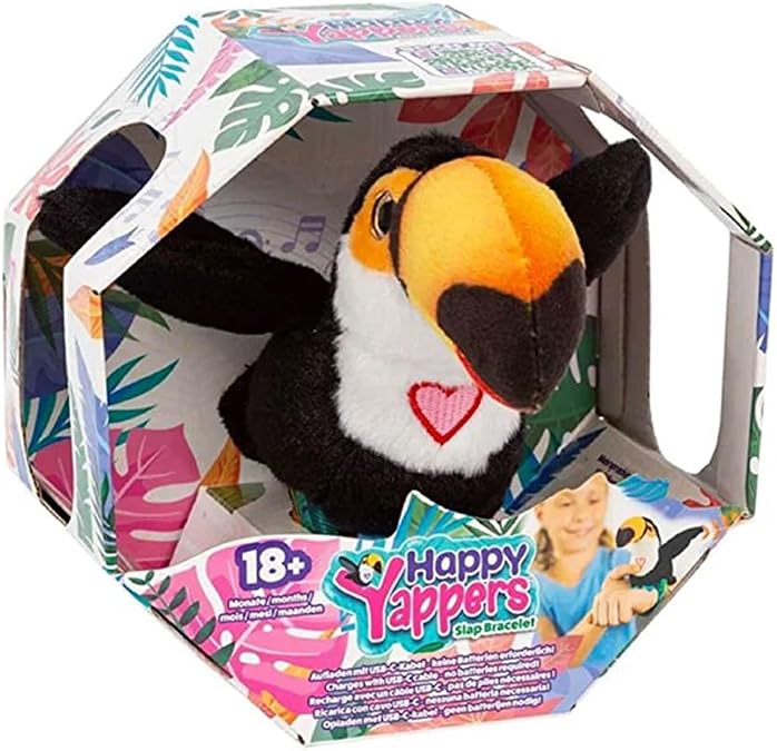 Slap Bant Konuşan Hareketli Tukan Kuş Oyuncak Bileklik Toucan