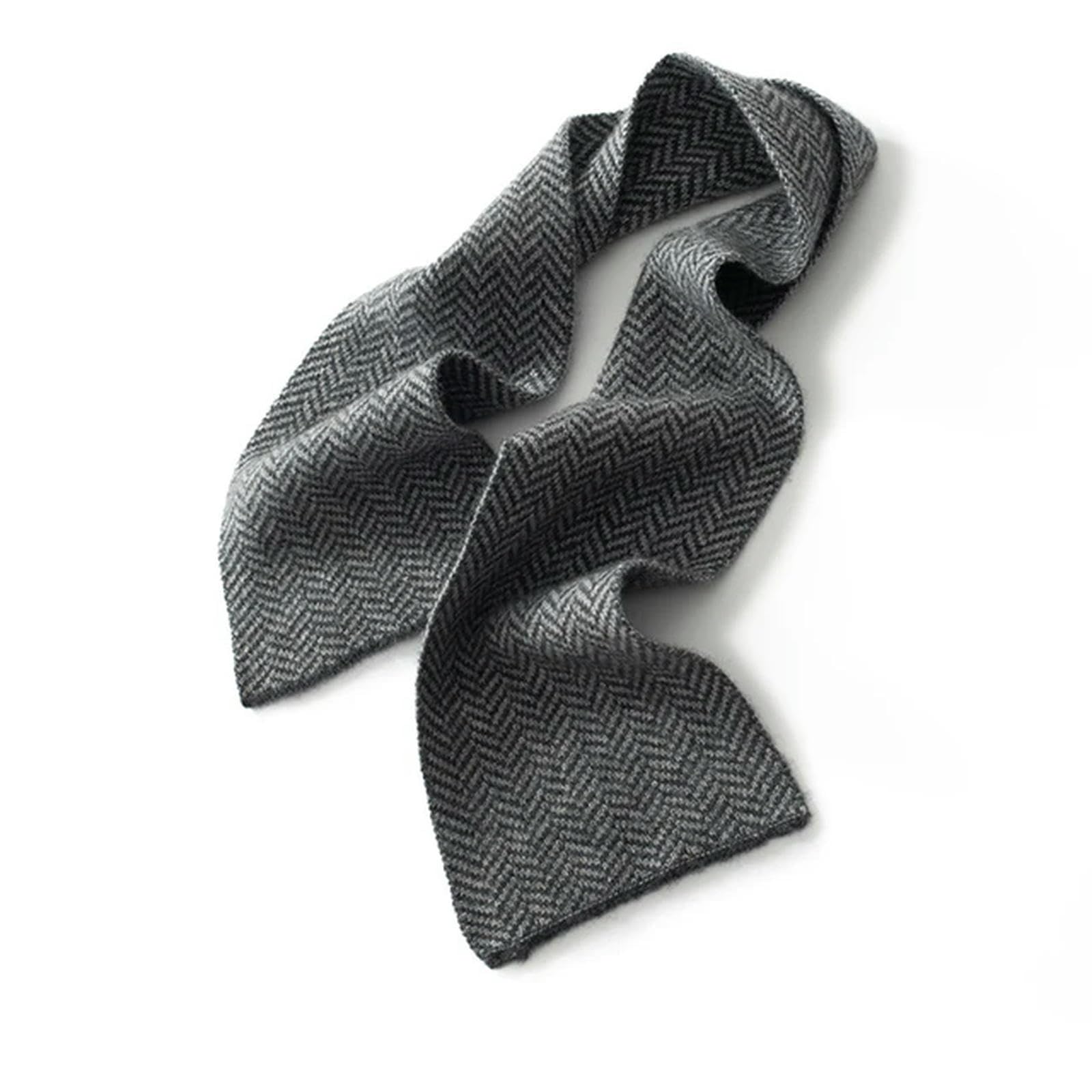 MdybF Schal Kaschmirschal Frauen Und Männer Winter Warmer Gestrickter Klassischer Streifen Kurzer Schals Damen Erwachsene Schal