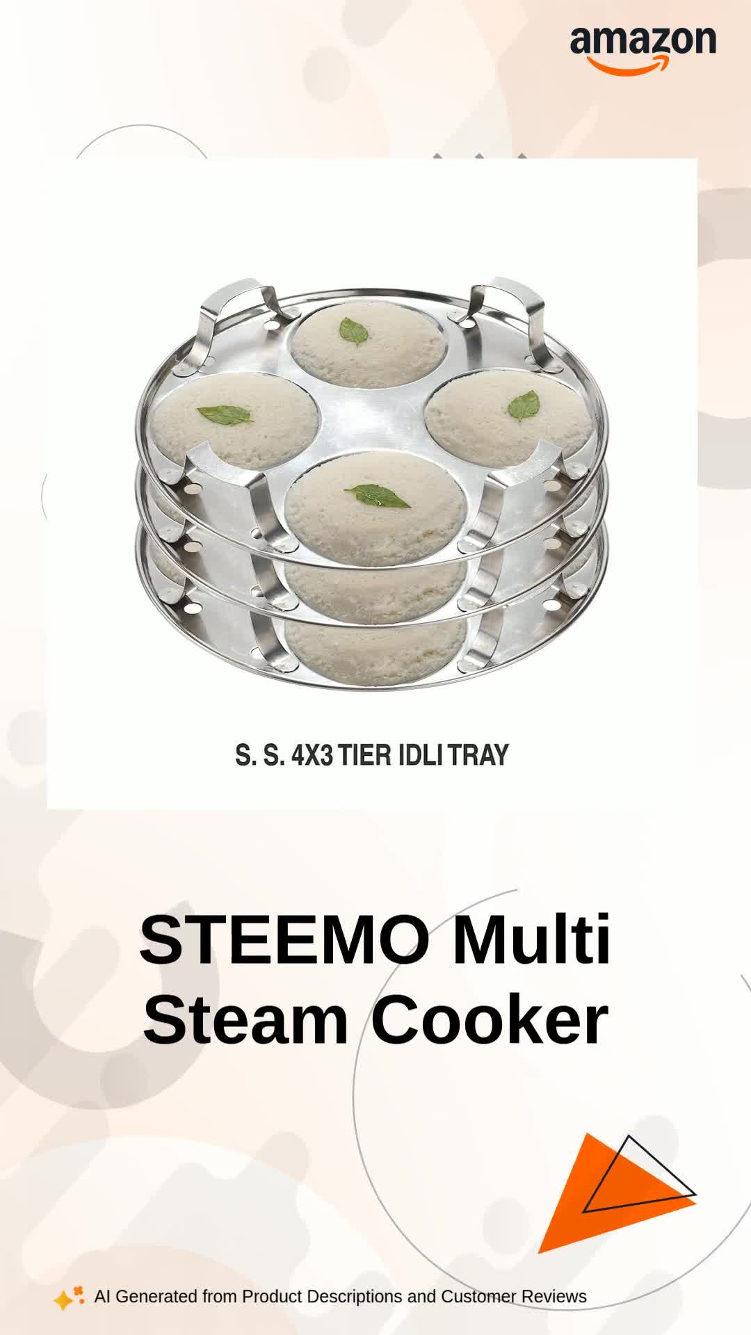 Watch STEEMO Multi Steam Cooker on Amazon Live