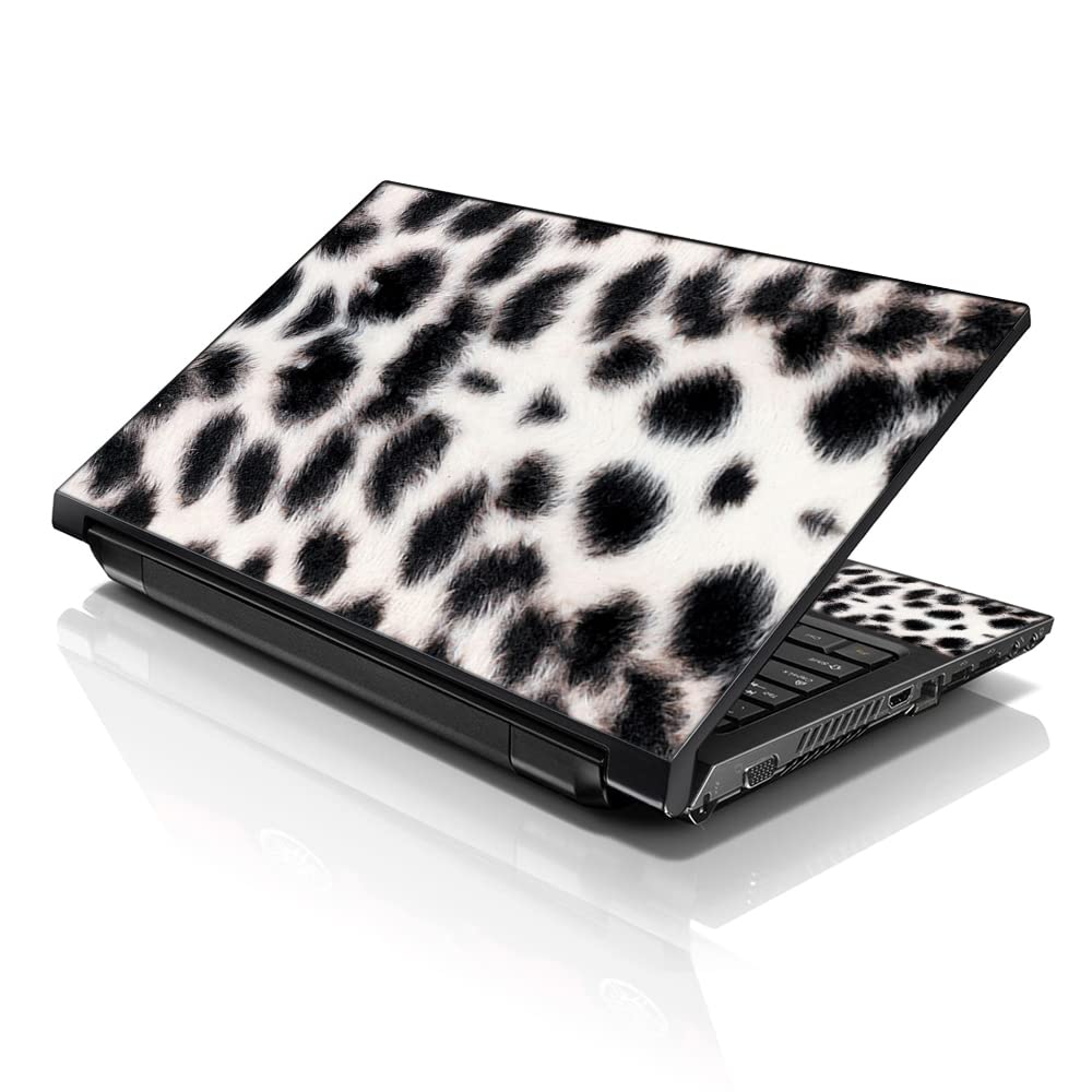 Laptop Skin Shop 15 15.6 inch Laptop Notebook Skin Sticker Cover Art Decal Fits 13.3" 14" 15.6" 16" HP Dell (Free 2 Wrist Pad Included) Others25-1 (White Cat Print)