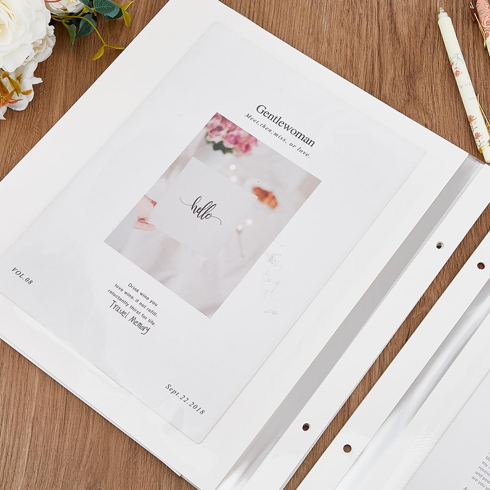 Amazon.com : SUPERFINDINGS 15PCS Refill Pages Photo Album