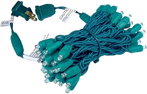 Miniatura 7 de 50 mini luces LED de Navidad de gran angular de 0.197 pulgadas, tira de luces LED blancas para decoración de árboles de Navidad en exteriores e