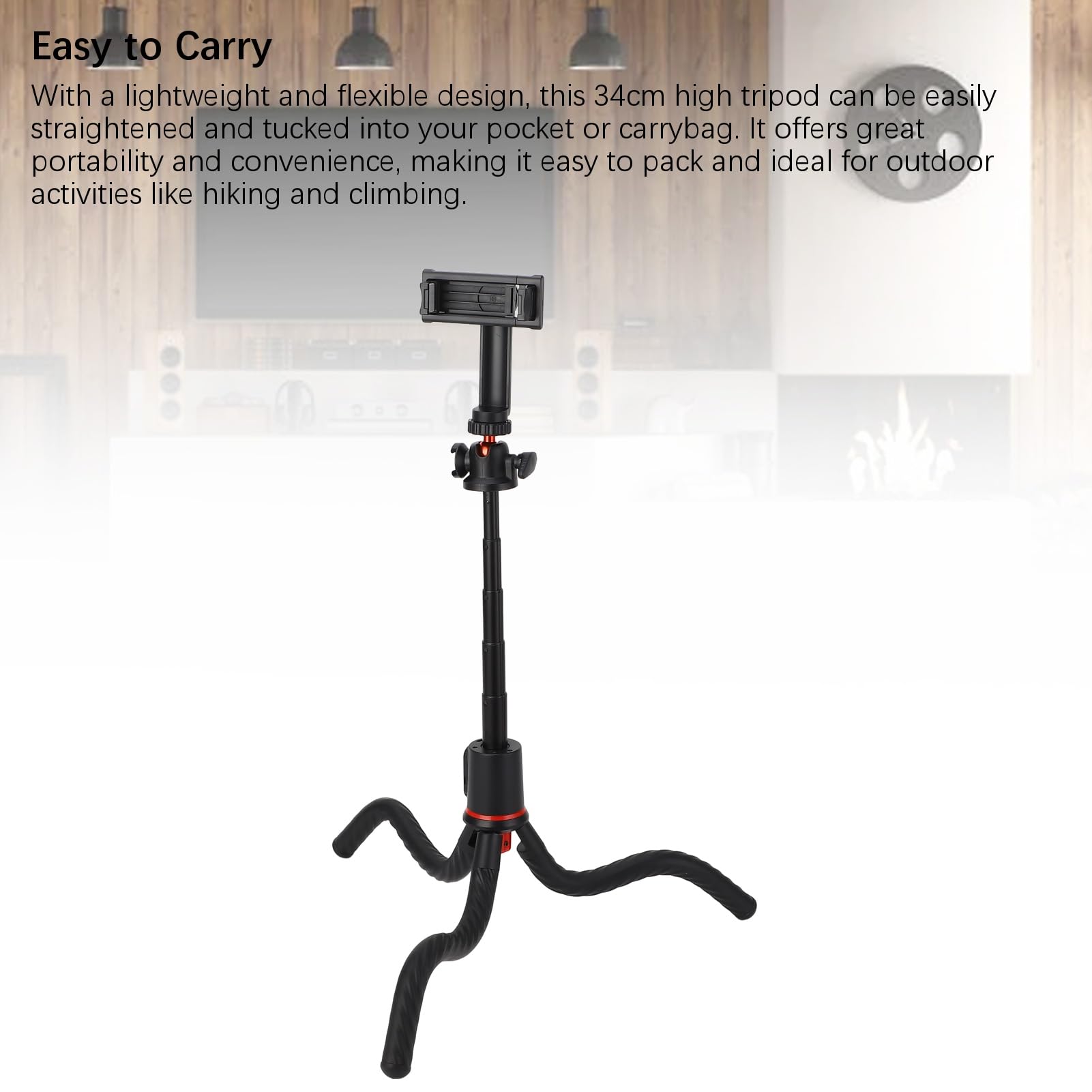 Treppiede per Selfie Stick Bluetooth, Supporto Portatile