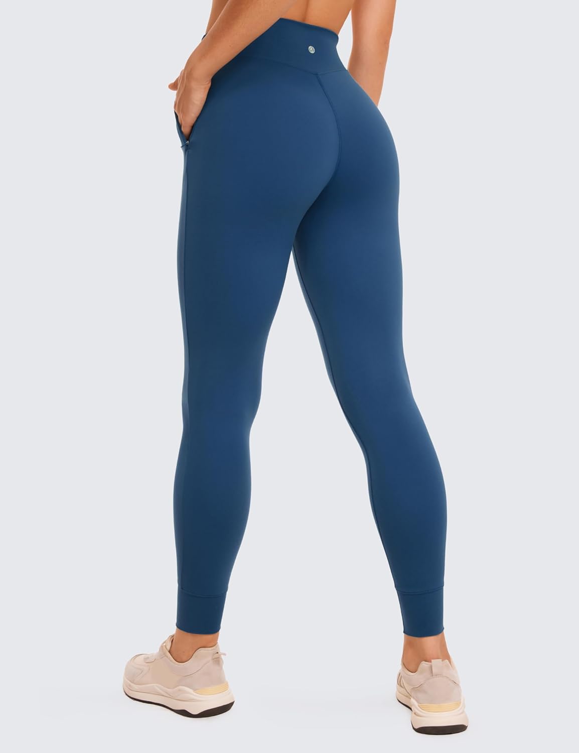 CRZ YOGA Womens Butterluxe High Waisted Joggers 27 Inches - Buttery Soft Lounge Yoga Pants with Pockets Workout Leggings - Image 2