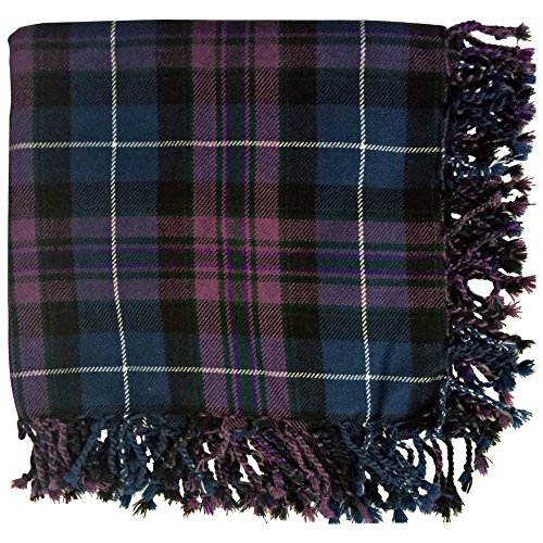 Men's Scottish Kilt Fly Plaid With Thistle Brooch - 9 Tartans (pride of scotland)