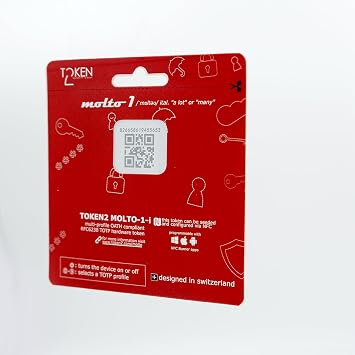 Token2 Molto-1-i Multi-Profile TOTP Hardware Token