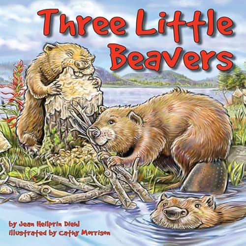 Three Little Beavers Audiolivro Por Jean Heilprin Diehl capa