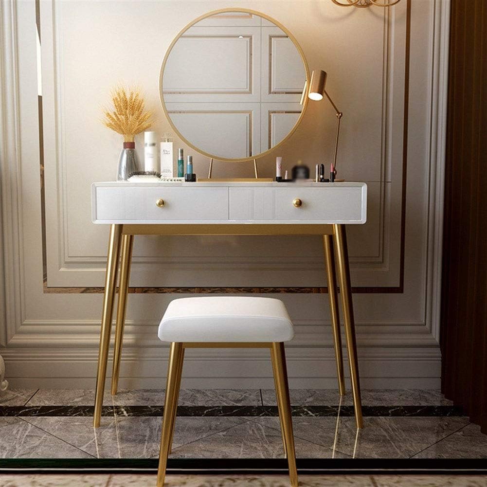 LMZZ Dressing Table Nordic Dressing Table, Wrought Iron