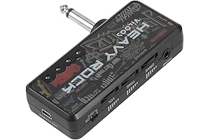 Electric Guitar Plug Mini Guitar Headphone Amplifier