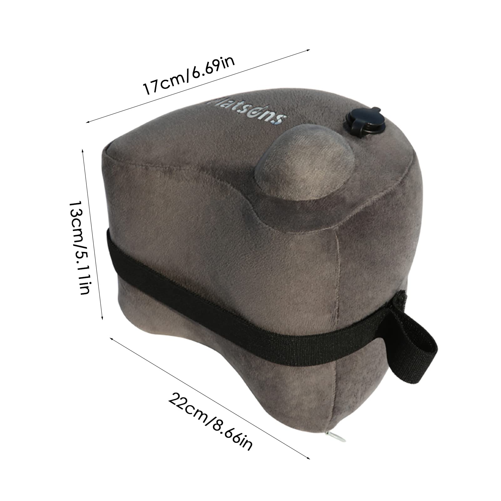 Cuscino per Chitarra Classica - Supporto per Chitarra Acustica Portatile, Grigio, Tessuto, Ergonomico, Comodo