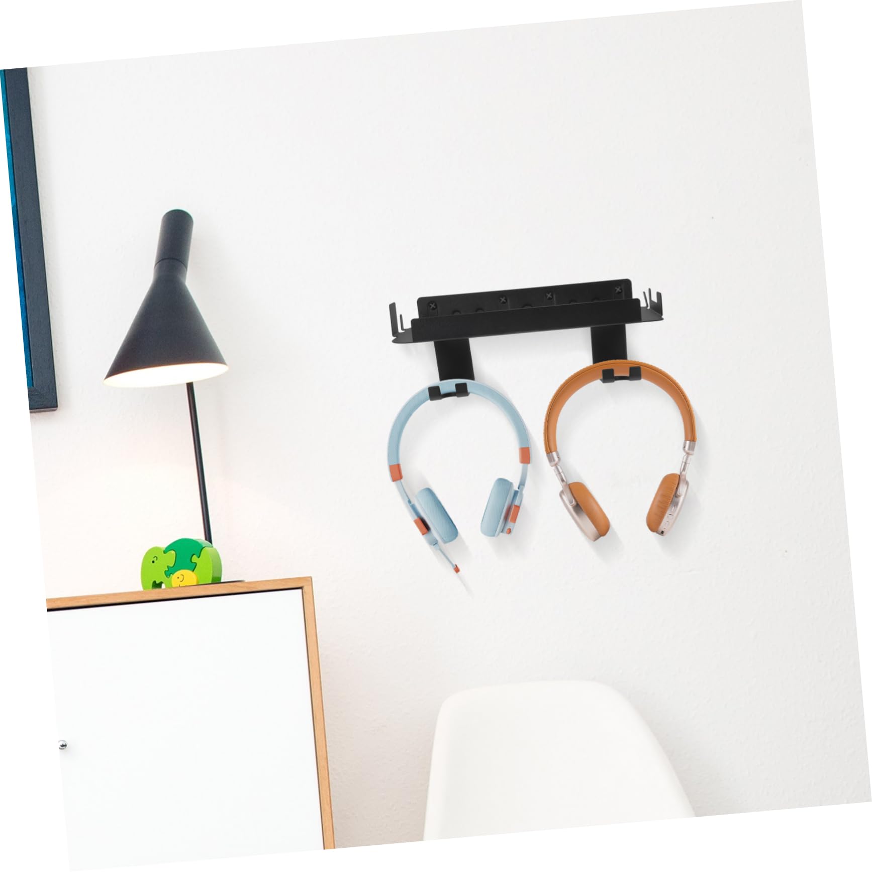 UPKOCH Supporto Da Parete Per Console Di Gioco in Ferro e Abs Supporto Per Controller e Cuffie Kit Di Montaggio Parete Senza Attrezzi