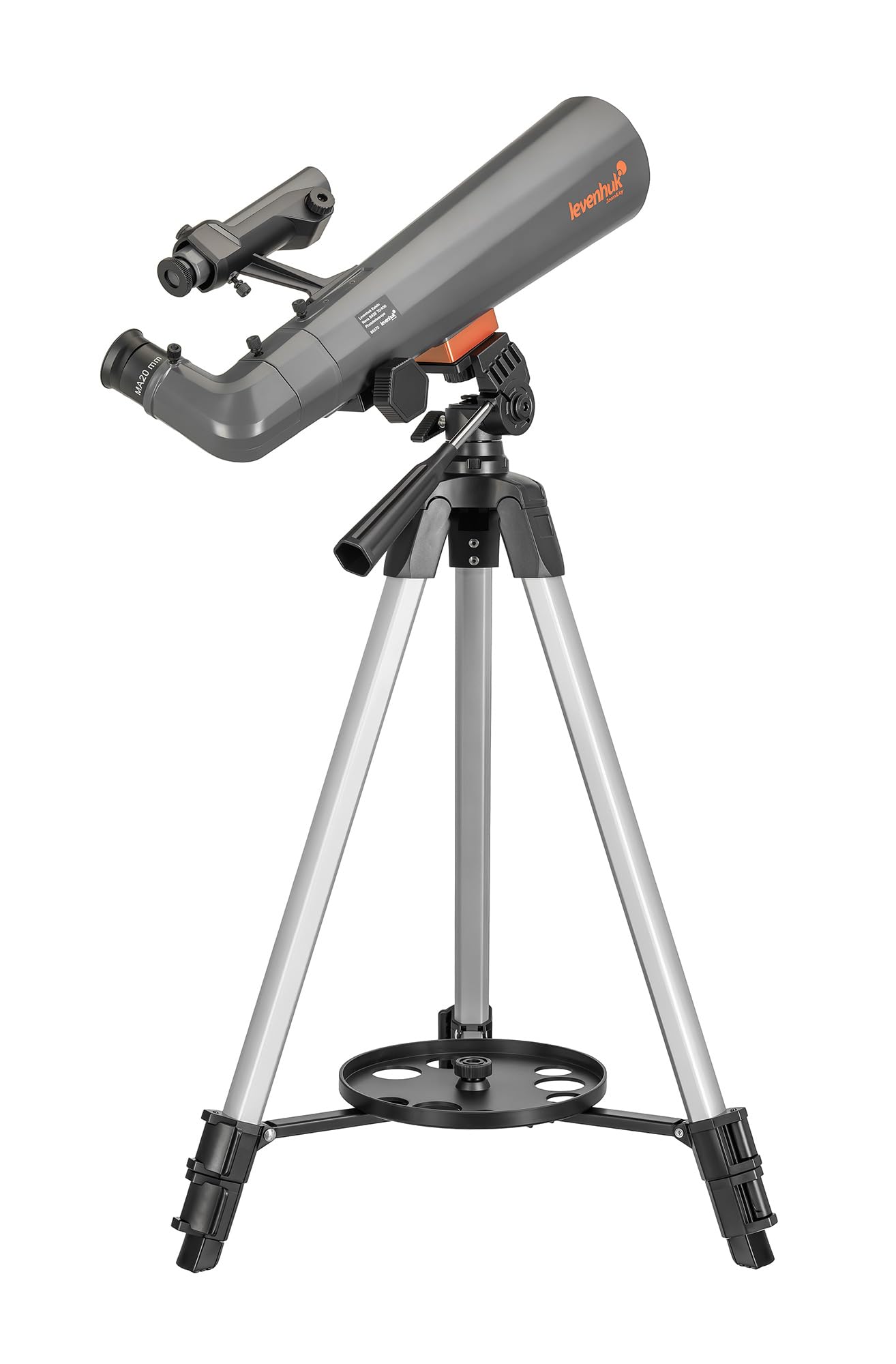 Levenhuk Kelvin Nova BASE 70/400 Fototeleskop, Teleskop do Smartfona Ultrakompaktowy dla Początkujących, Montaż Altazymutalny, Statyw i Torba w Zestawie do Astrofotografii i Obserwacji Kosmosu