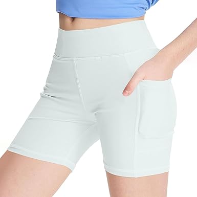 Duxyoz Short De Cyclisme Doux Et Respirant Pour Filles 4-14 Ans - Sous-Vêtement Sécurité Gym Danse Sport
