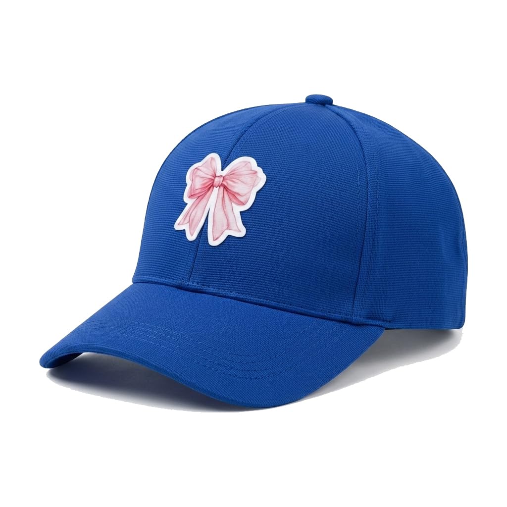 Stylish Women’s Blue Baseball Cap with Cute Bow Design – Adjustable Casual Hat Stylish Summer Cap | Outdoor Sun Protection Cap1pcs-image-43