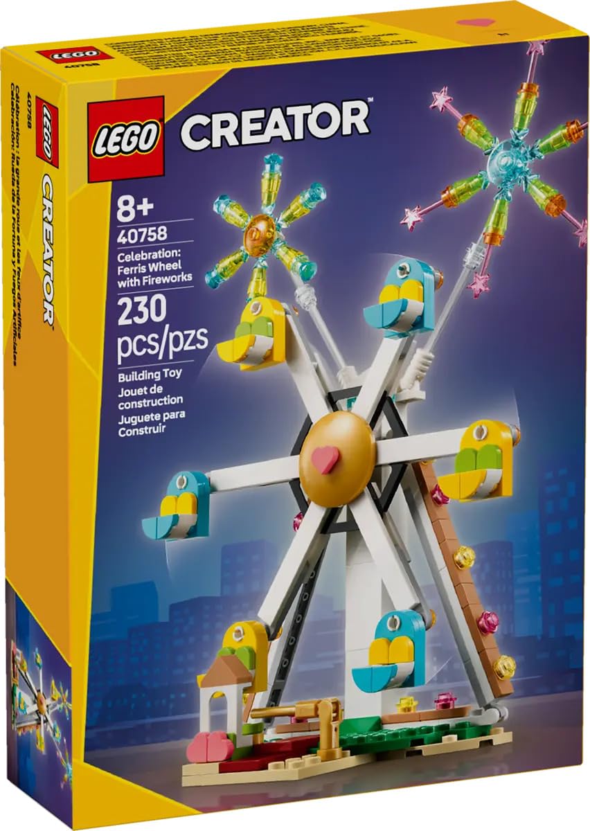 Amazon.com: LEGO Creator Celebration Ferris Wheel with Fireworks