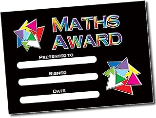 20 Maths Award Childrens Pupils School Praise Teachers Reward Certificates A5 Primary Teaching Services