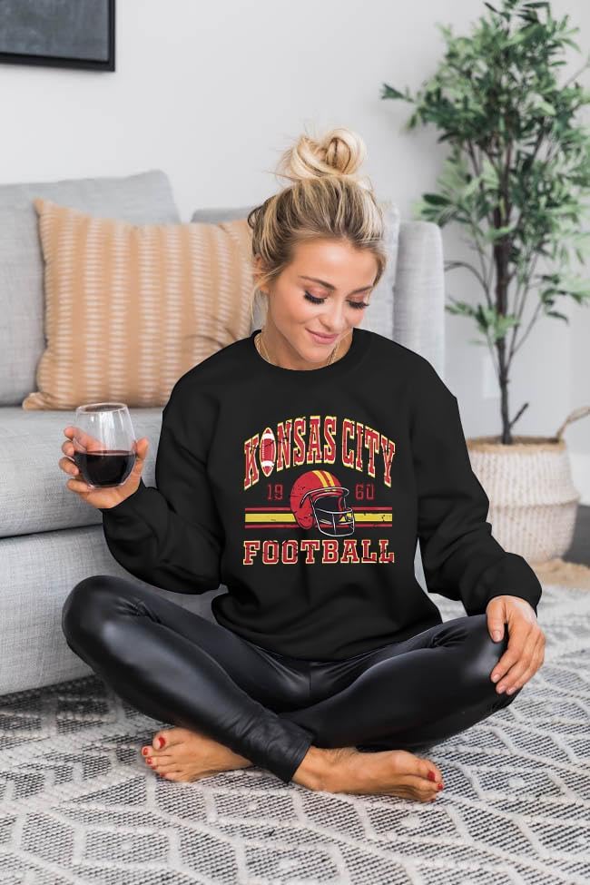 MOUSYA Football Season Sweatshirt Women Game Day Sweatshirt Sunday Funday Pullover Tops - Image 4