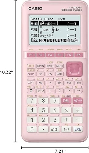 Miniatura 8 de Calculadora gráfica a color Casio blanco y negro 721 Ancho 1032 Largo 25 FX-CG-50-L-IH