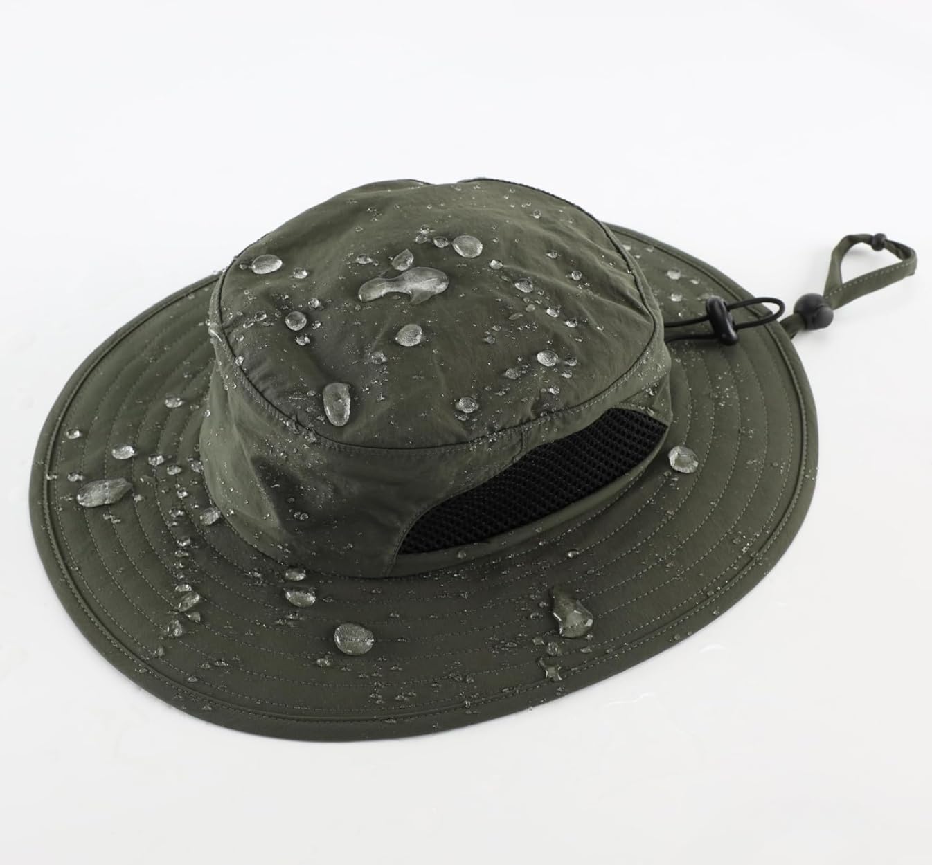 Chapeau de soleil réglable en maille à large bord pour enfants avec protection UV