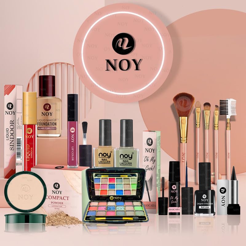 NOY Haute Couture Chic Runway Inspired Makeup Kits High Fashion Styles Moisturizing, Hydrating & Breathable NO#146 (Pack of-15)
