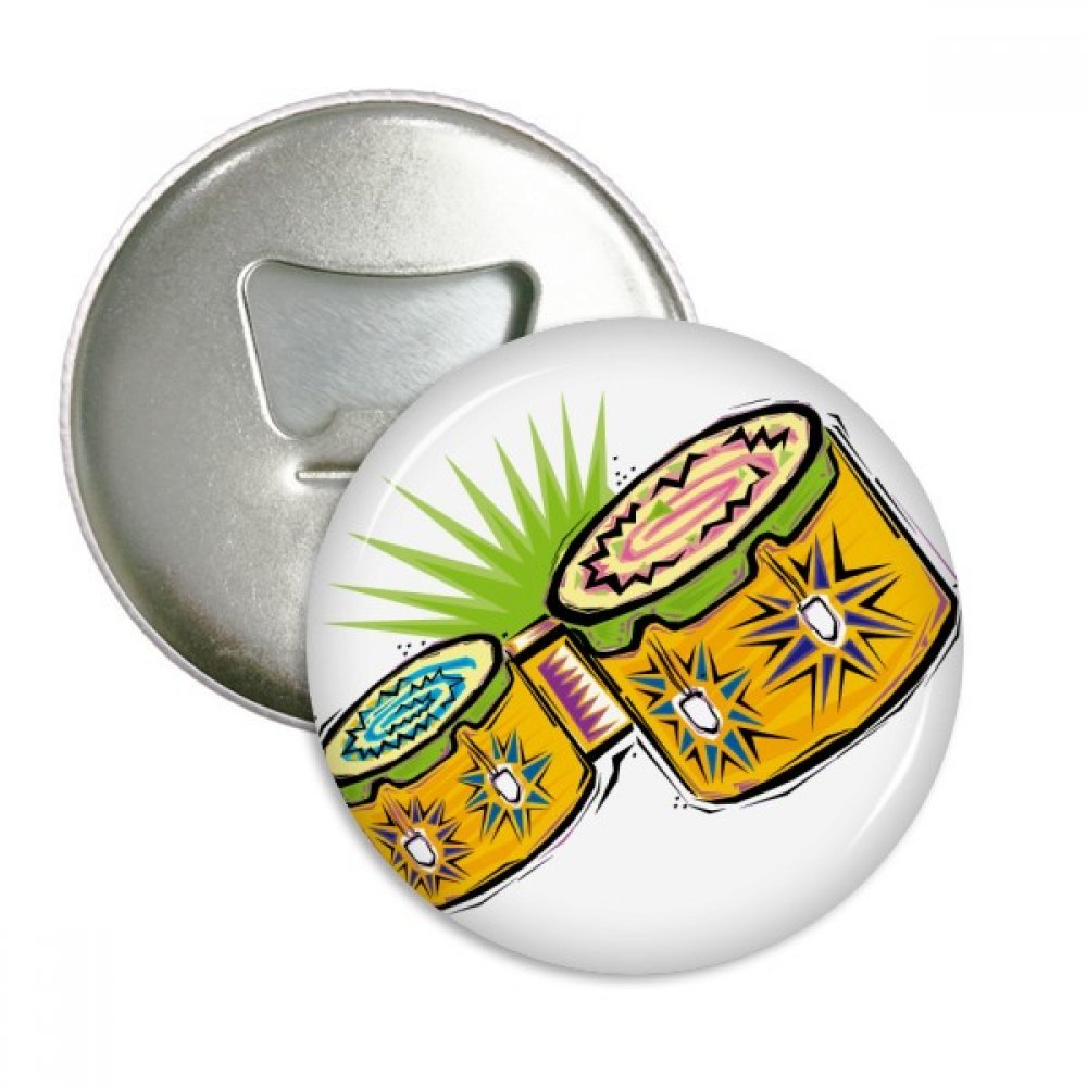 Décapsuleur aimanté et badge bouton argent pour ne plus chercher vos outils