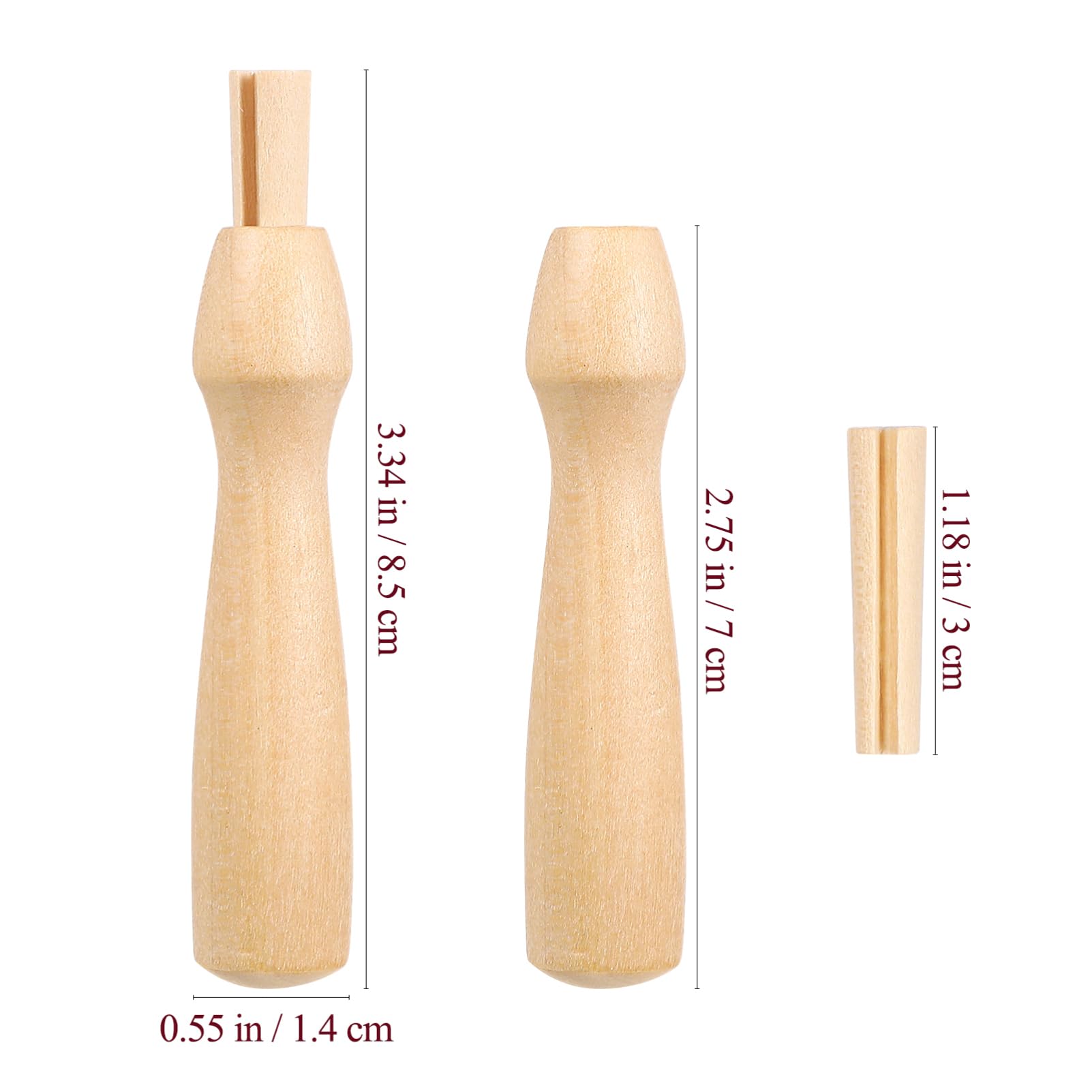 ERINGOGO Needle Felting Handles 10pcs Punch Needle Handles Replacement for Felting Supplies