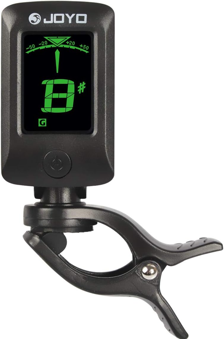EMISH Tuner Clip-On for Chromatic, Guitar, Ukulele, Violin and Bass