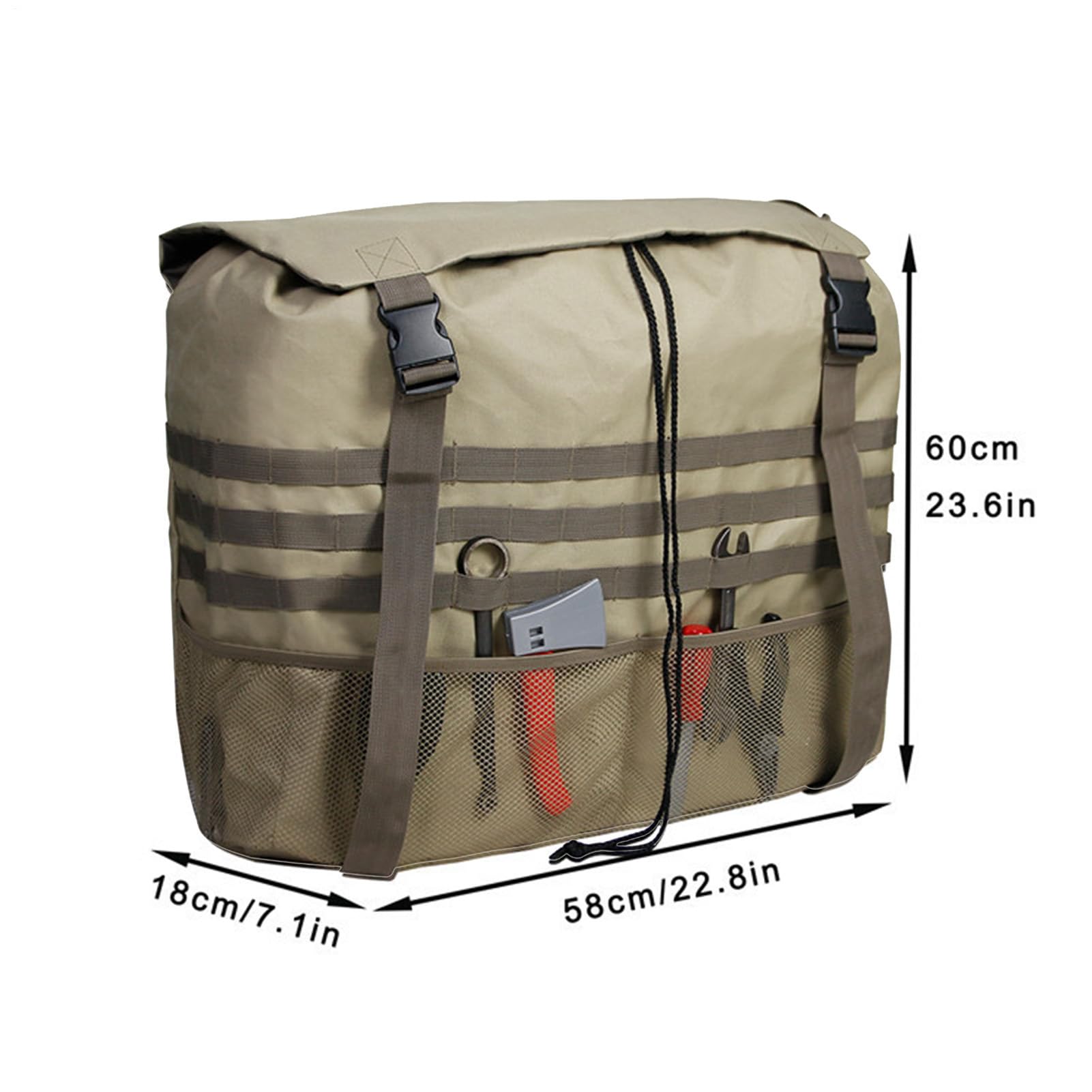 Sac Poubelle pour Hayon Imperméable Anti-UV Grande Capacité