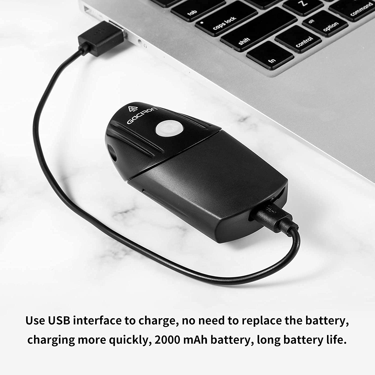 XMING Zestaw światła rowerowego USB Akumulator 500 Lumen IPX4 Wodoodporne przedni światła i LED Inteligentny Rowerowy Lampki Tylne, Hamowanie Wykrywanie wielu środków oświetleniowych do góry, Rowery d