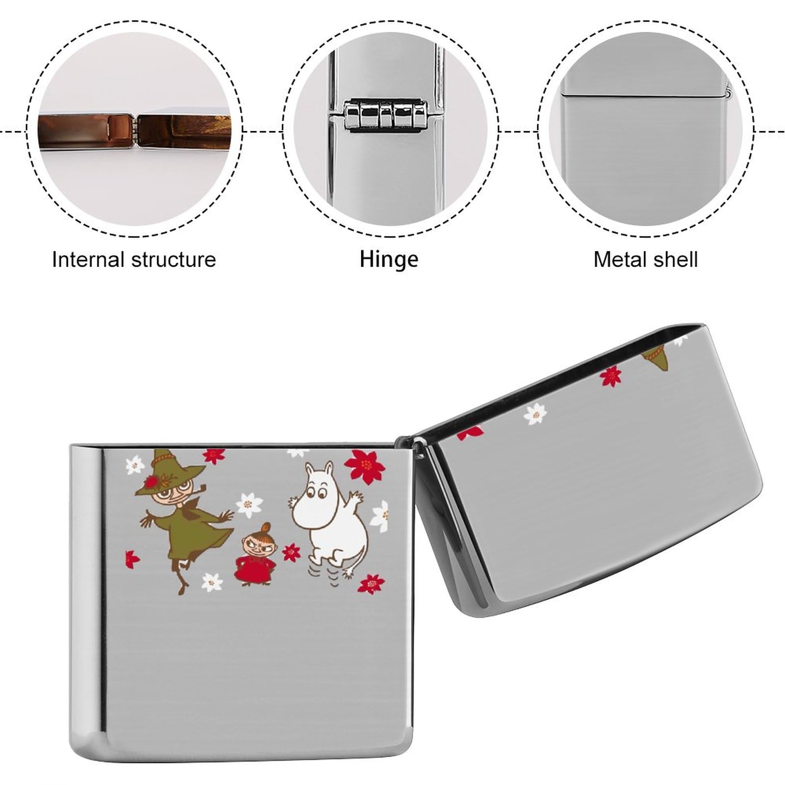 Amazon.co.jp: ムーミン Zippo兼用ケース ジッポライターカバー Zippo