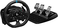 Volante Logitech G923 para Xbox Series X|S, Xbox One e PC com Force Feedback TRUEFORCE, Pedais Responsivos, Launch Control e Acabamento em Couro