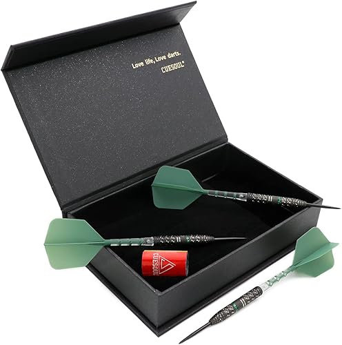 Miniatura 5 de CUESOUL 929 Nuevo lanzamiento MOTOCICLETA - Juego de dardos de punta de acero de tungsteno