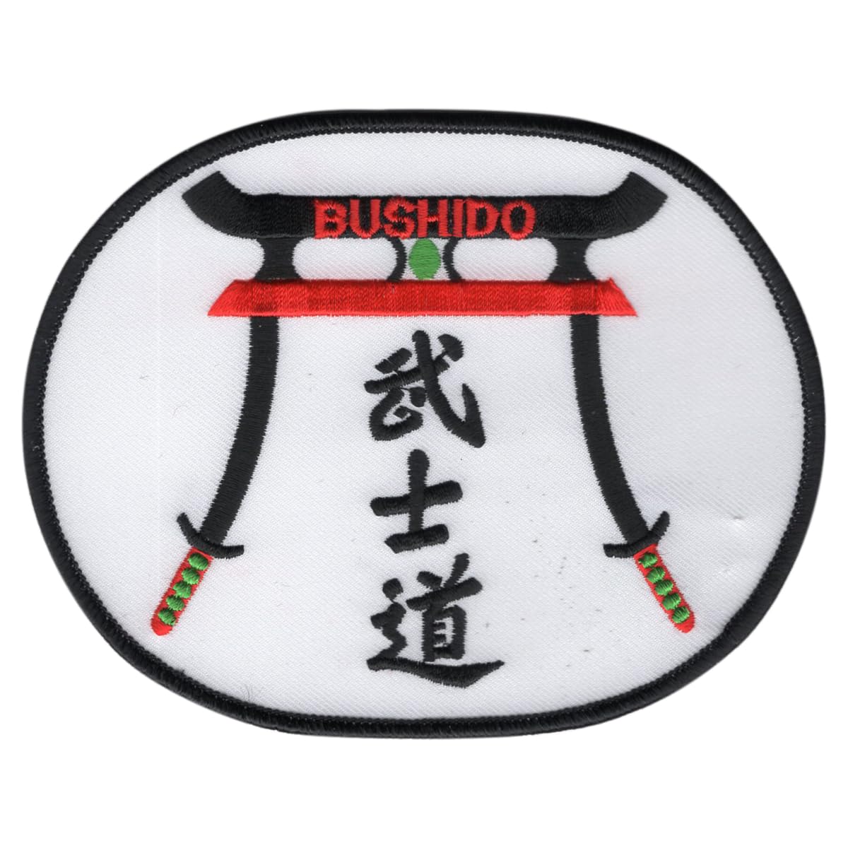Martial Arts Embroidered Patches Badges for Uniforms, Accesories Badge - Bushido Patch