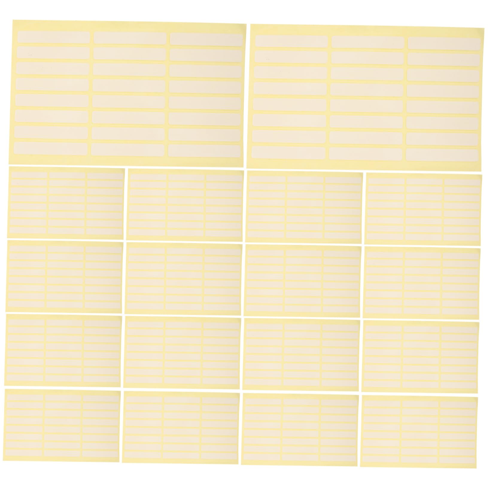 Ipetboom 4 Sheets Nail Art Display Tape Adhesive Strips for Nail Stand Double-Sided Tape Display Random Style