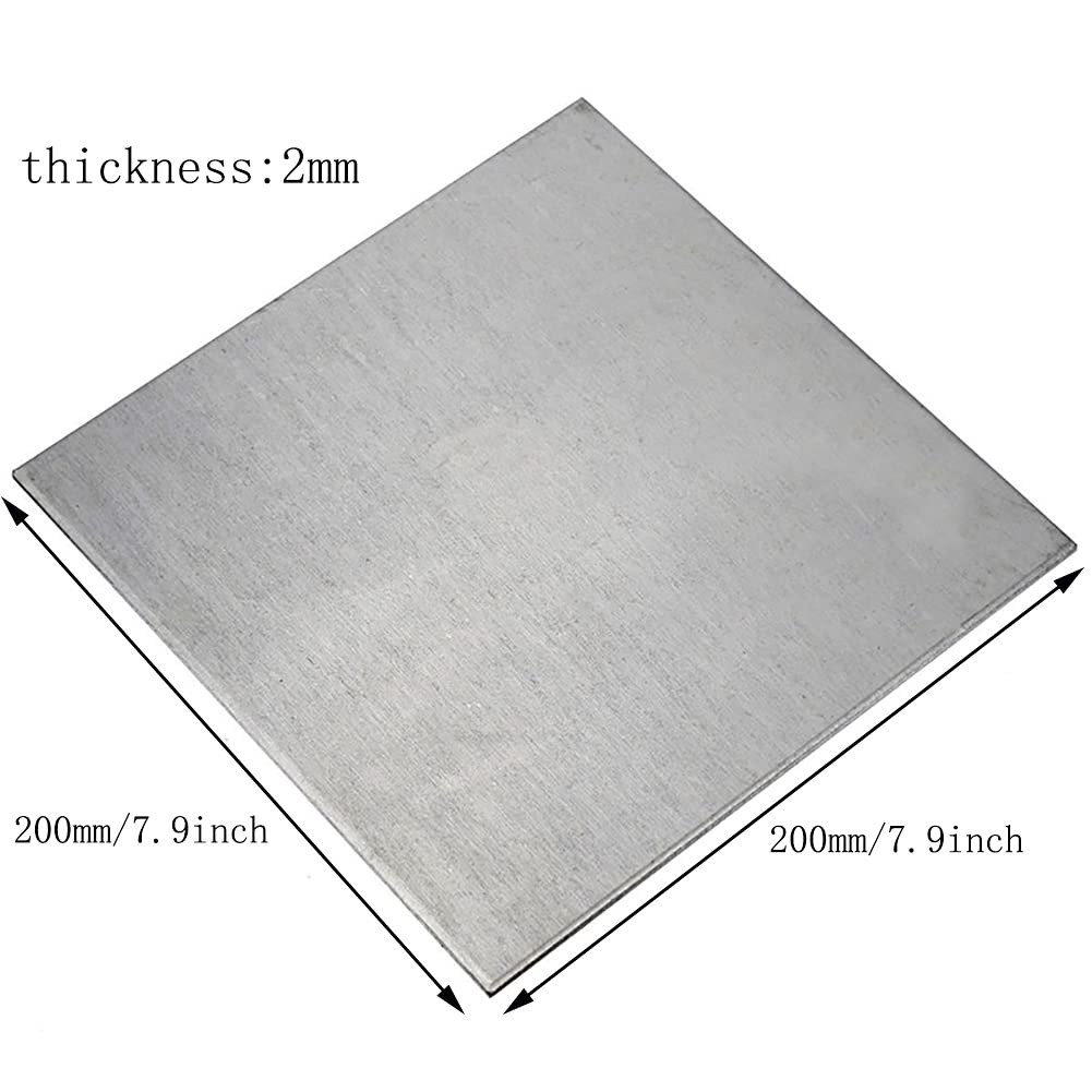 Titanblech metall TA2/GR2 platte Sheet Folie Titanium Hochreiner Wissenschaftliche Forschung Material Präzisionsteile200mm*200mm,2mm*200mm*200mm