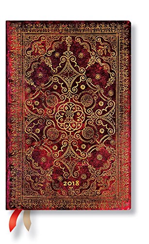Télécharger Agenda PAPERBLANKS Carmin - Mini - 95×140mm - 1 jour par page - 2018 Français PDF Ebook En Ligne
