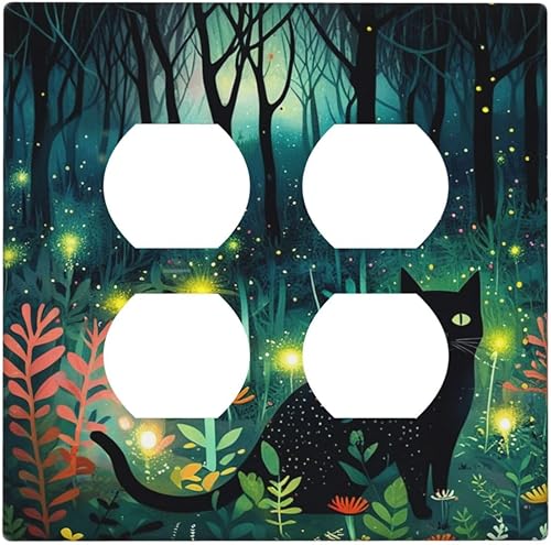 Miniatura 87 de Cubiertas Decorativas para Tomacorrientes Boho Floral Beige Flor y Hoja Botánico 1 Gang Interruptor de Luz Dúplex Placa Cubierta Placas de Boho