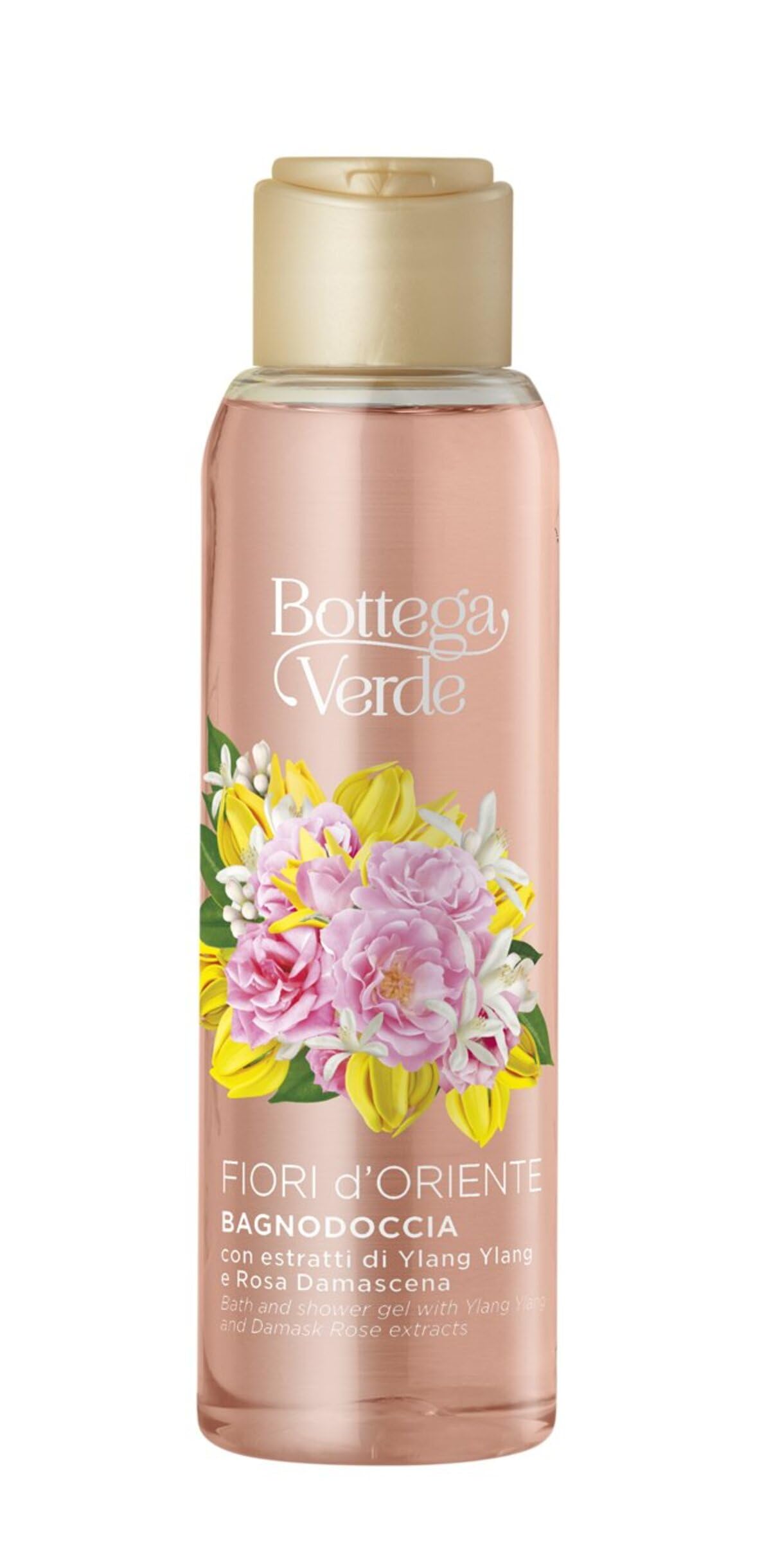 Bottega Verde - Cofanetto Regalo Fiori d’Oriente, Bagnodoccia 100 ml, Crema Corpo 100 ml e Eau de Toilette 10 ml, Fragranza Ylang Ylang e Rosa Damascena, Idea Regalo