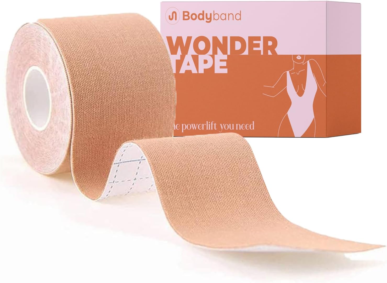 Bodyband BoobTape for Women & Breast Tape Breast Lift for Strapless Dress Nipple Tape for Women - Multipurpose Body Tape for Women Push Up Breast Lift Bra Booby Tape for Breast