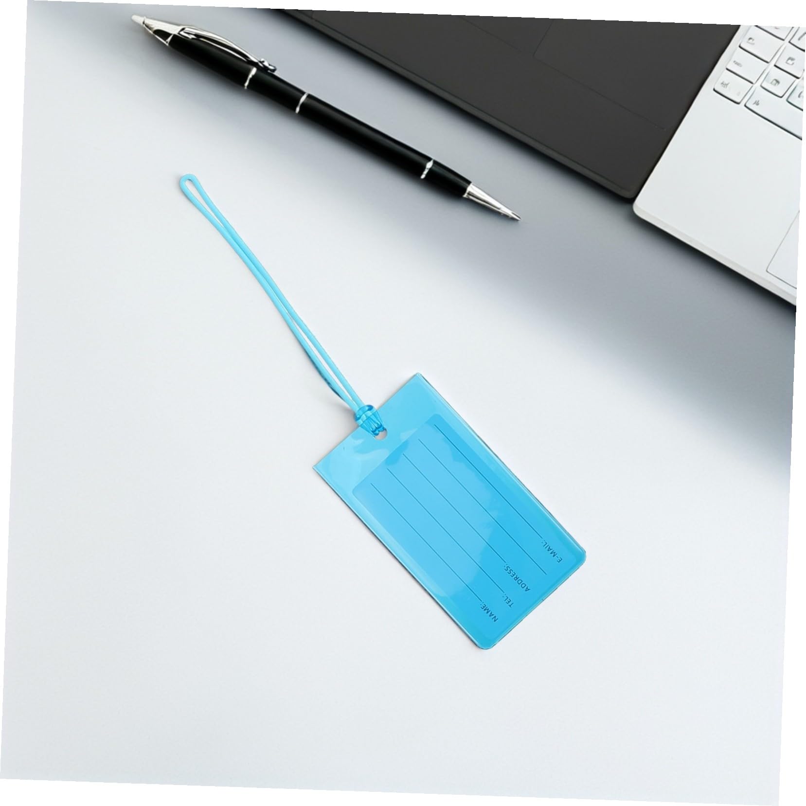 Etichette Valigie da Viaggio 30 Pezzi in Pvc per Identificazione Bagagli | Adatte a Terminal Crociera e Aeroporti, Inserto Carta Identificativa, Formato
