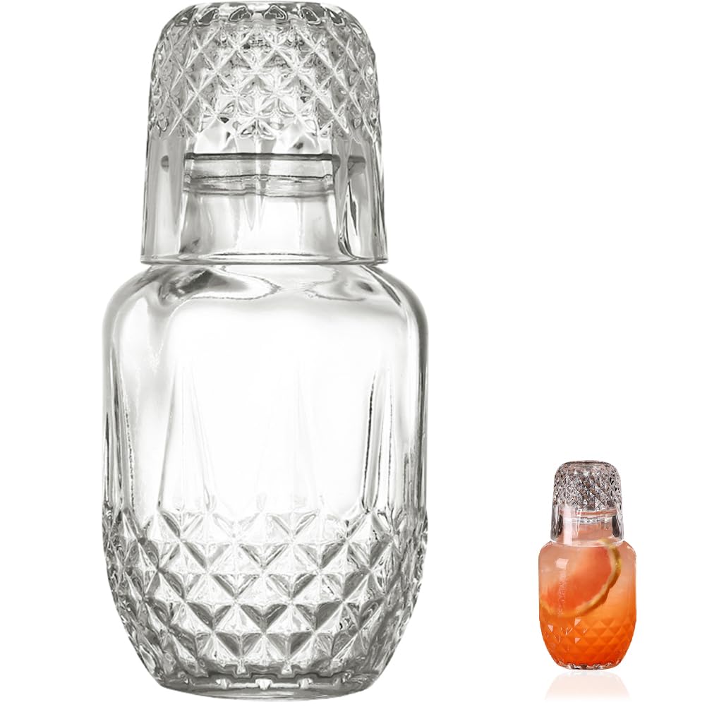 Verre à cocktail set de tasse à boire en verre taillé diamant pratique pour bars