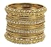 MUCH-MORE Indian Traditional Beautiful Collection Matt Color Bangles for Womens (42, 2.4)