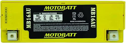 Miniatura 2 de DB Electrical MB16AU - Batería compatible con/reemplazo para motobatt batería 20.5 Ah, Ducati, Yamaha motocicleta grande