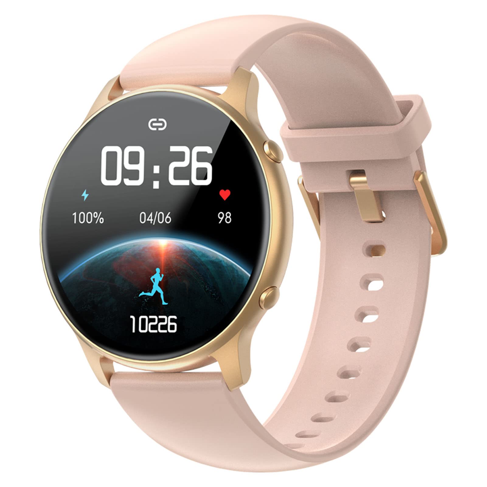 findtime damski smartwatch zegarek 1,28'' męski zegarek Bluetooth czas trwania 7 dni 5,0 tracker aktywności z tętnem, krokomierz do snu, wodoodporny 3 ATM dla iOS Android Długa wytrzymałość