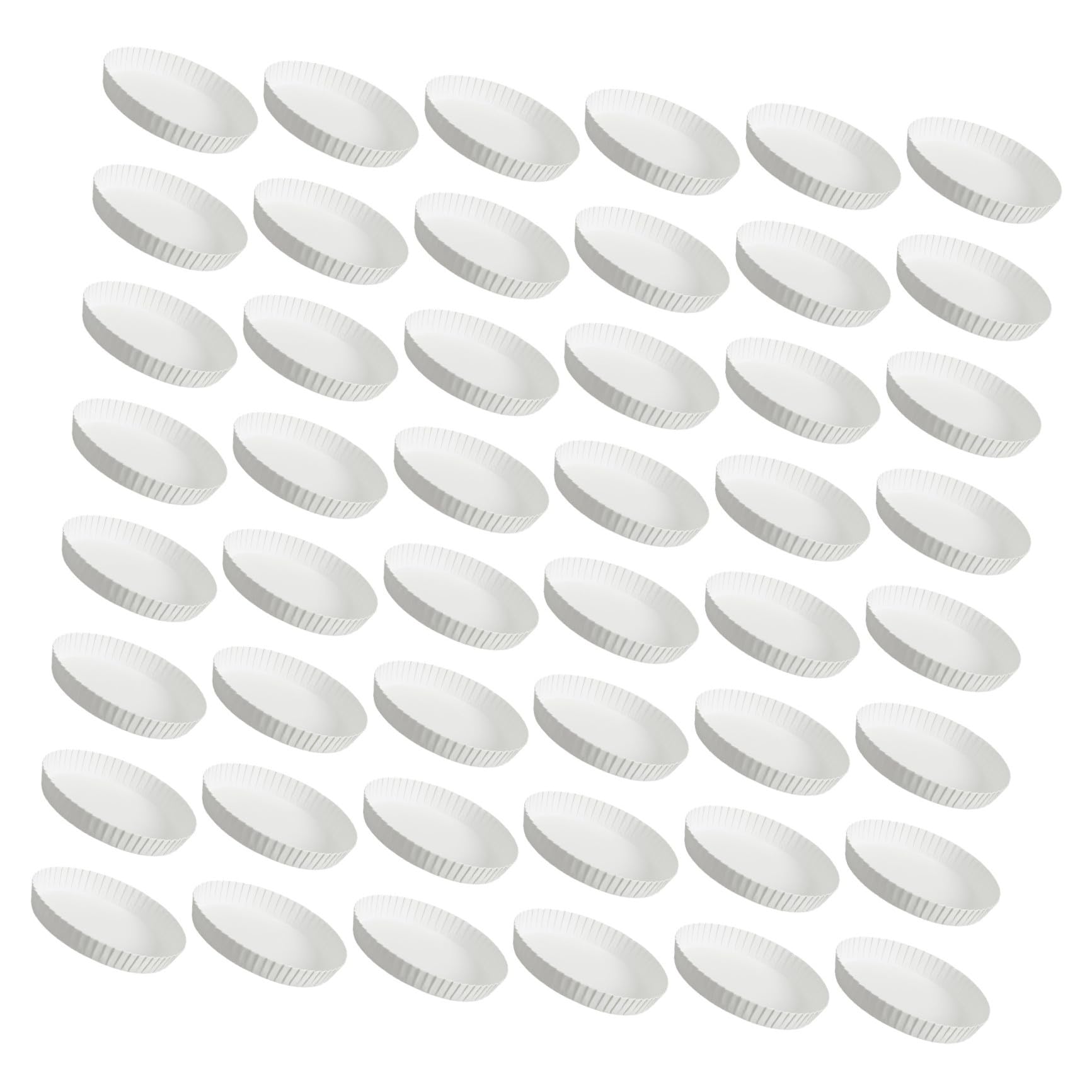 Couvercles en papier blanc empilables protection insectes lot de 150 Gatuida