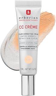 Erborian CC Cream, Color-Correct, Evens Tone, Korean Skincare Makeup Hybrid